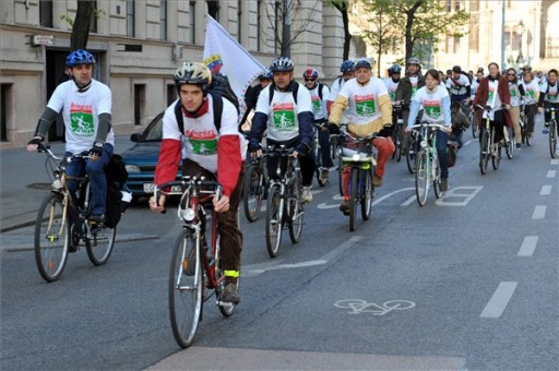 Völner Pál megnyitotta Budapesten a Bringázz a munkába! kampányt | kép forrása: MTI/Koszticsák Szilárd