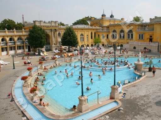 Széchenyi Gyógyfürdő és Uszoda - külső medence keringtetővel