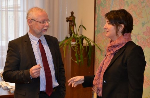 Karin Olofsdotter svéd nagykövettel tárgyalt Bagdy Gábor | kép forrása: www.budapest.hu / Hollós János