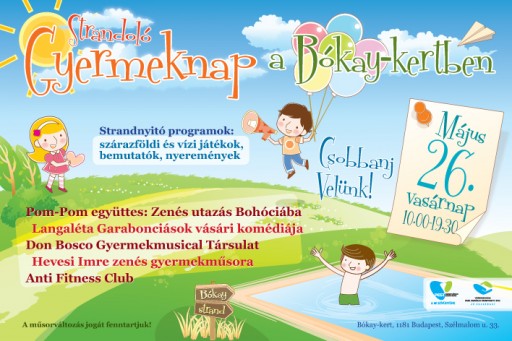 Strandoló gyermeknap a Bókay-kertben | kép forrása: www.bp18.hu
