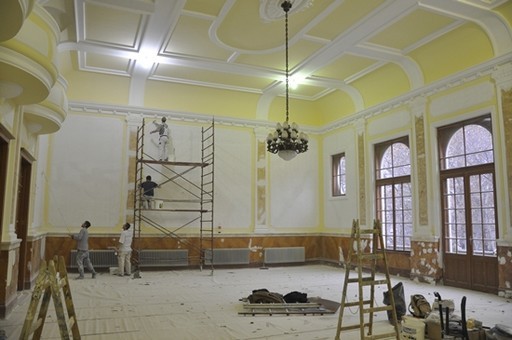 Január végére megújul a kispesti városháza díszterme | kép forrása: www.gajdapeter.hu