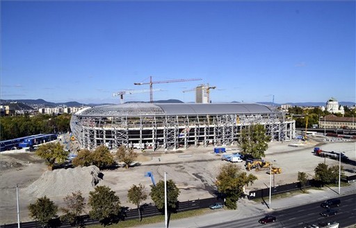 Megnyílt az épülő Ferencvárosi Stadion interaktív látogatóközpontja | kép forrása: MTI / Balaton József