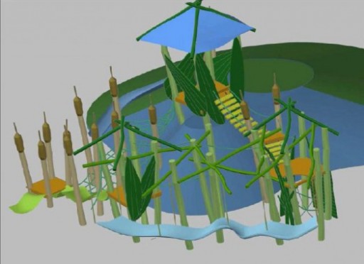 Új játszótér és pihenőpark építése kezdődött meg Óbudán | kép forrása: www.obuda.hu