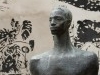 Sgraffito technikával készült nagyméretű falkép Újbudán