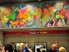Mexikói muralista festő képe díszíti a Keleti pályaudvar metrómegállót | kép forrása: www.budapest.hu / Majtényi Mihály