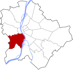 Budapest 11 elhelyezkedése a térképen